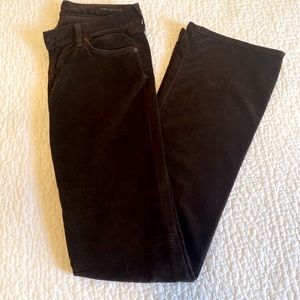 Citizens of Humanity Size 27 Brown Velvet Bootcut Trouser